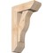 Ekena Millwork Funston Slat Smooth Bracket w/ Offset Brace, Douglas Fir, 5 1/2"W x 14"D x 22"H BKT0604X14X22FST06SDF - alternate 1